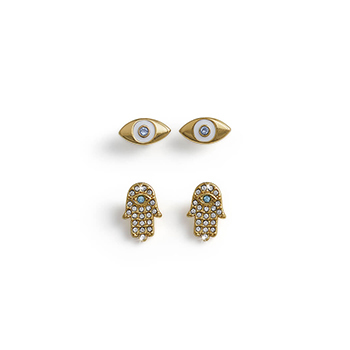 SET ARETES LUCKY CHARMS
