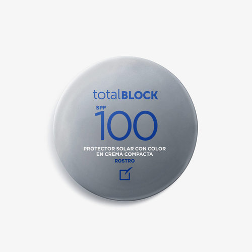 TOTAL BLOCK  PROTECTOR SOLAR  CREMA COMPACTA SPF 100